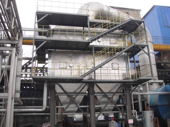 凱能焦化爐余熱鍋爐安裝現場 凱能焦化爐余熱鍋爐安裝現場