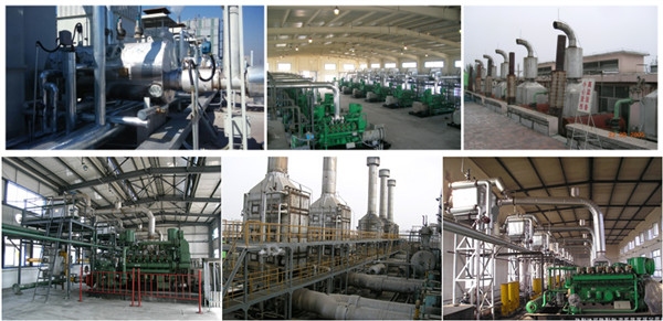 發(fā)電機組余熱鍋爐工程現場