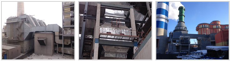 凱能鍋爐低溫省煤器安裝現場