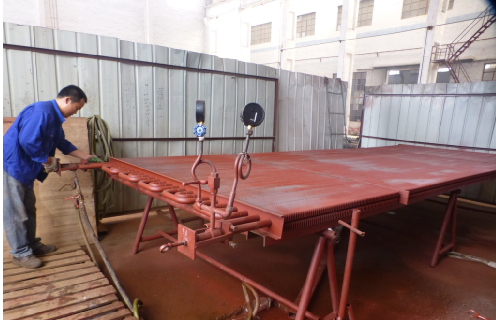 凱能鍋爐產品進行水壓試驗