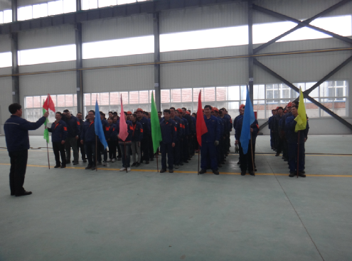 各個隊伍嚴陣以待