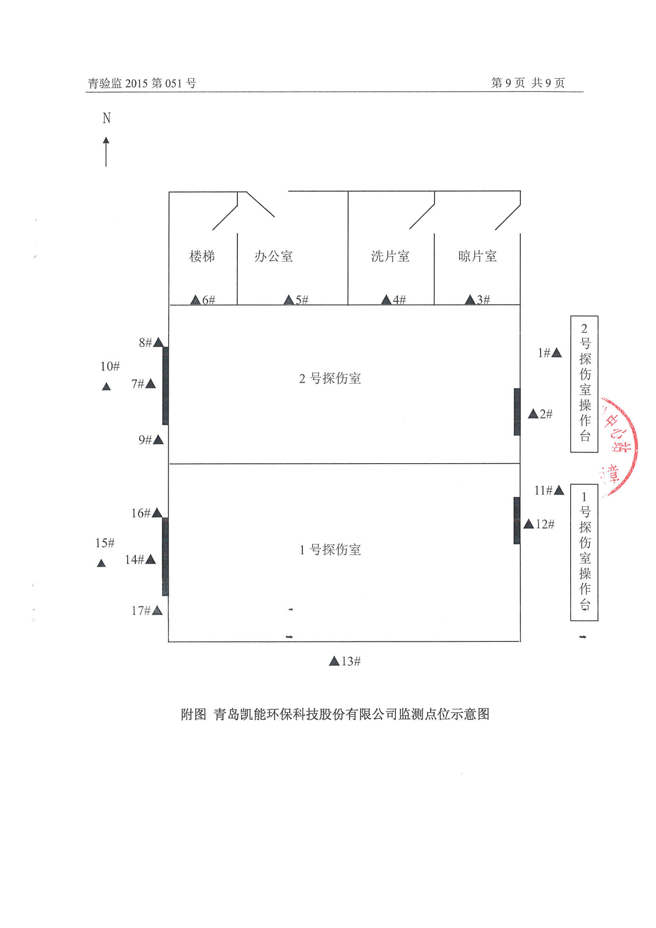 凱能科技車間探傷室竣工驗收環境監測報告公示