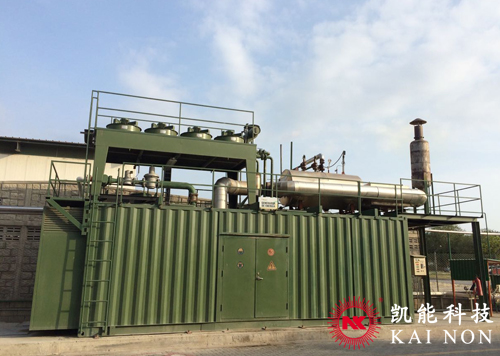 發電機組余熱鍋爐項目現場