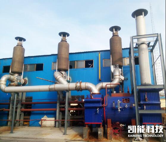 發電機組余熱鍋爐項目現場