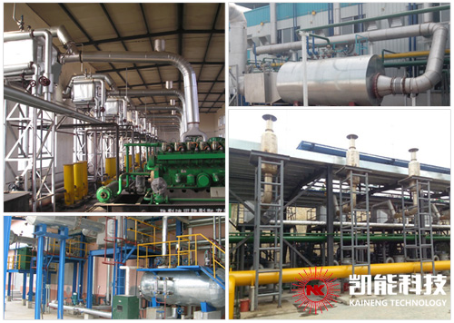 發電機組余熱利用項目現場